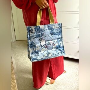 Dior Around the World Straw Tote GWP NEW